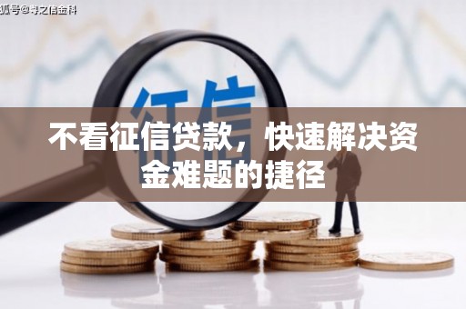 怀化不看征信贷款，快速解决资金难题的捷径