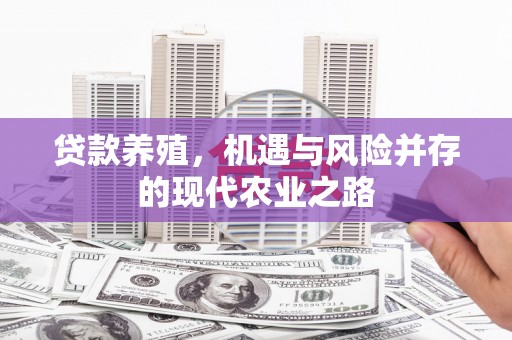 怀化贷款养殖，机遇与风险并存的现代农业之路