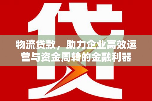 怀化物流贷款，助力企业高效运营与资金周转的金融利器