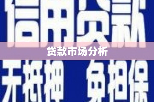 怀化贷款市场分析