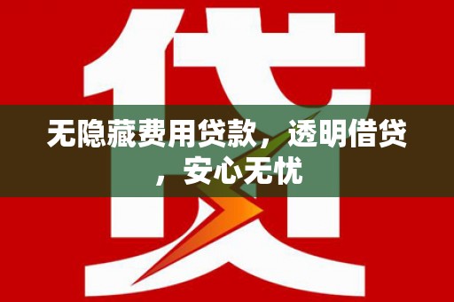 怀化无隐藏费用贷款，透明借贷，安心无忧