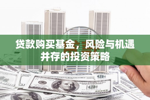 怀化贷款购买基金，风险与机遇并存的投资策略