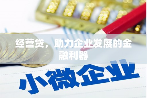 怀化经营贷，助力企业发展的金融利器