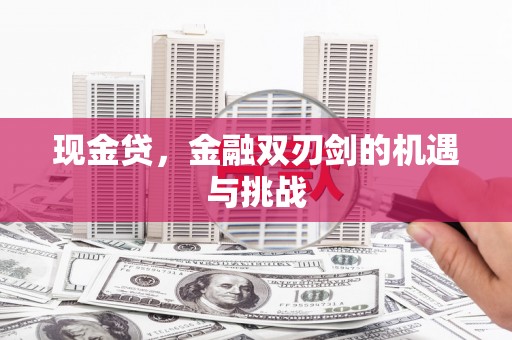 怀化现金贷，金融双刃剑的机遇与挑战