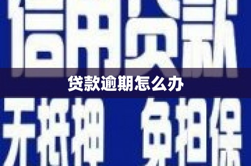 怀化贷款逾期怎么办