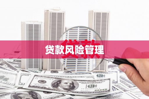 怀化贷款风险管理