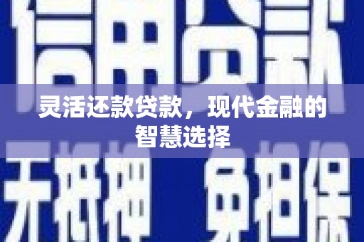 怀化灵活还款贷款，现代金融的智慧选择
