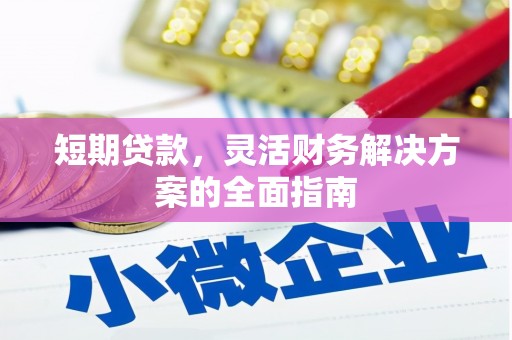 怀化短期贷款，灵活财务解决方案的全面指南