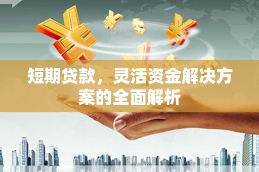 怀化短期贷款，灵活资金解决方案的全面解析