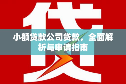 怀化小额贷款公司贷款，全面解析与申请指南
