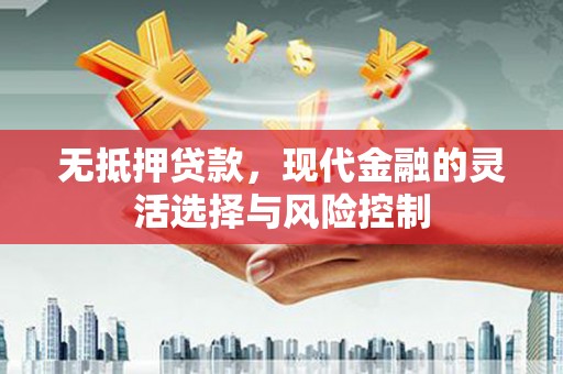 怀化无抵押贷款，现代金融的灵活选择与风险控制
