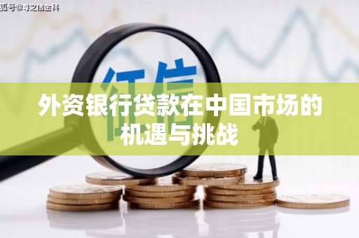 怀化外资银行贷款在中国市场的机遇与挑战