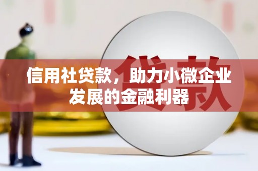 怀化信用社贷款，助力小微企业发展的金融利器