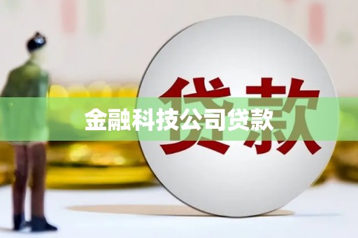 怀化金融科技公司贷款