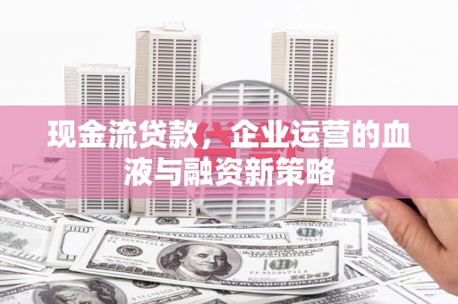 怀化现金流贷款，企业运营的血液与融资新策略