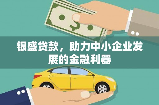怀化银盛贷款，助力中小企业发展的金融利器