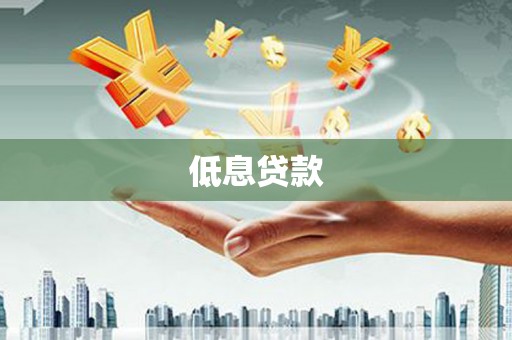 怀化低息贷款