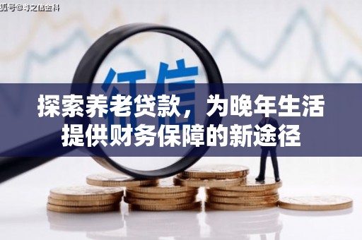 怀化探索养老贷款，为晚年生活提供财务保障的新途径