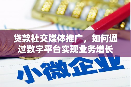 怀化贷款社交媒体推广，如何通过数字平台实现业务增长