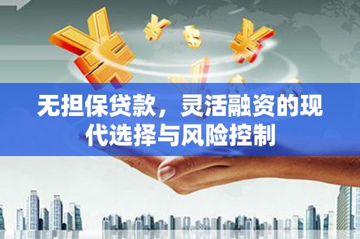 怀化无担保贷款，灵活融资的现代选择与风险控制