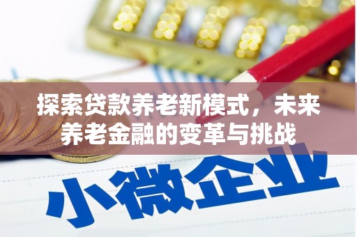 怀化探索贷款养老新模式，未来养老金融的变革与挑战