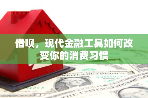 怀化借呗，现代金融工具如何改变你的消费习惯