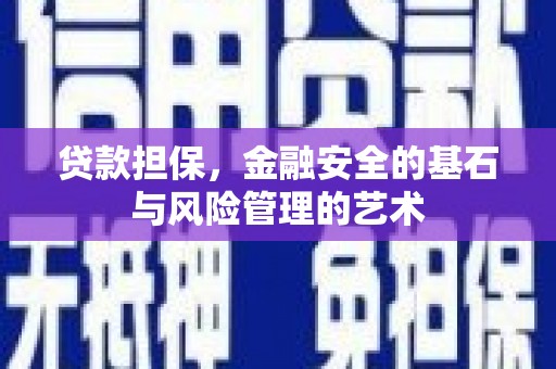 怀化贷款担保，金融安全的基石与风险管理的艺术