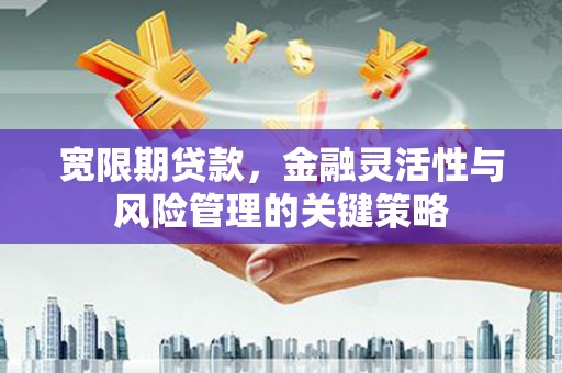 怀化宽限期贷款，金融灵活性与风险管理的关键策略