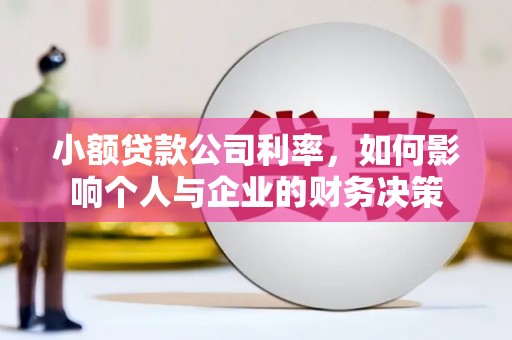 怀化小额贷款公司利率，如何影响个人与企业的财务决策