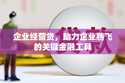 怀化企业经营贷，助力企业腾飞的关键金融工具