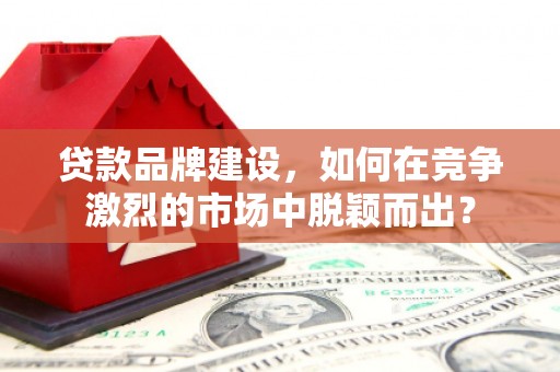 怀化贷款品牌建设，如何在竞争激烈的市场中脱颖而出？