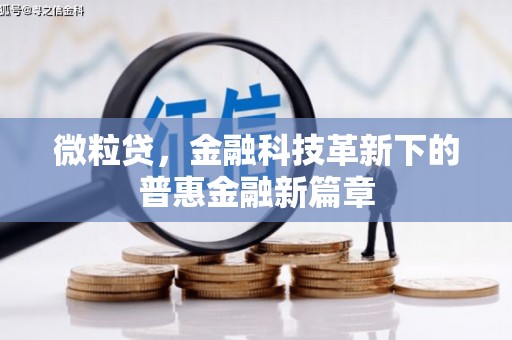怀化微粒贷，金融科技革新下的普惠金融新篇章