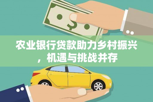 怀化农业银行贷款助力乡村振兴，机遇与挑战并存
