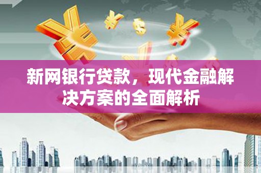 怀化新网银行贷款，现代金融解决方案的全面解析