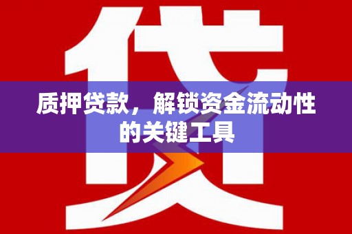 怀化质押贷款，解锁资金流动性的关键工具