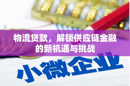 怀化物流贷款，解锁供应链金融的新机遇与挑战