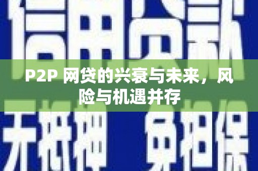 怀化P2P 网贷的兴衰与未来，风险与机遇并存