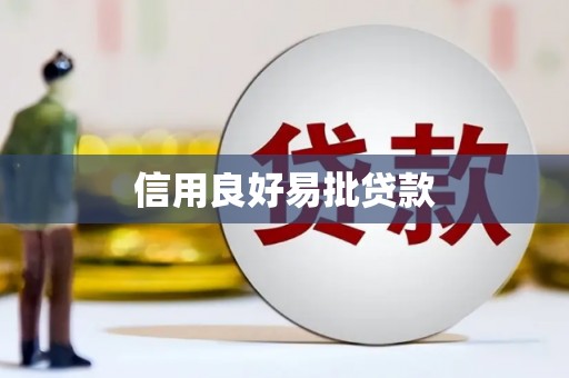 怀化信用良好易批贷款