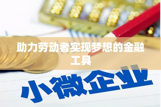 怀化助力劳动者实现梦想的金融工具