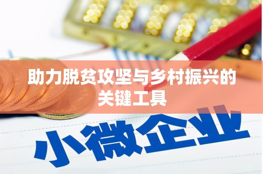 怀化助力脱贫攻坚与乡村振兴的关键工具
