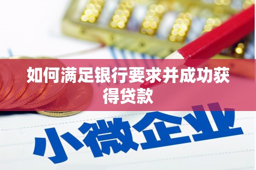 怀化如何满足银行要求并成功获得贷款