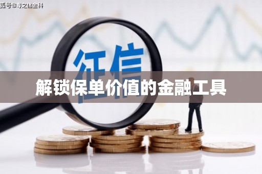 怀化解锁保单价值的金融工具